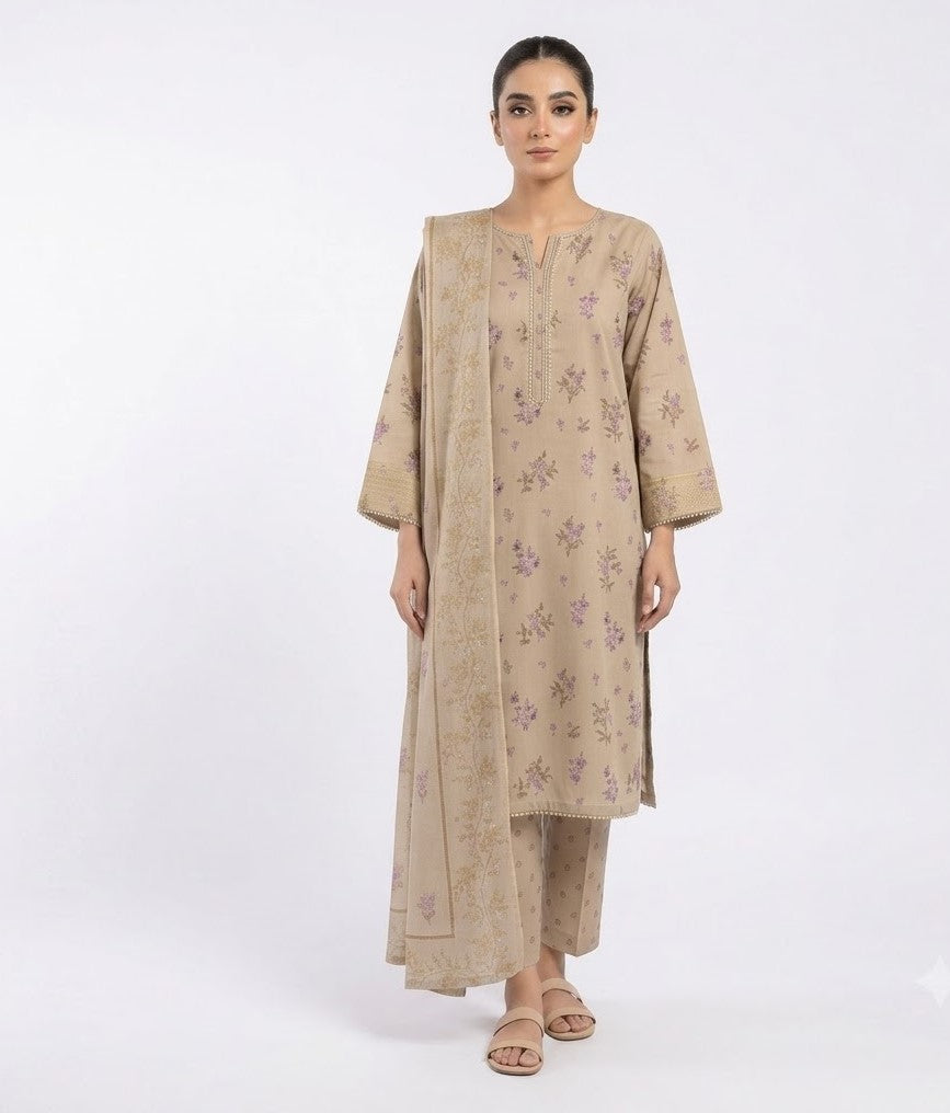 Violet – Printed Shalwar Kameez Dupatta